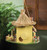 Tiki Hut Outdoor Hanging Birdhouse - 9.75" - Yellow and Brown