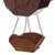 12.91" Modern Hanging Distressed Finish Wooden Birdhouse