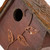 12.91" Modern Hanging Distressed Finish Wooden Birdhouse
