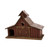 20.67" Rustic Wooden Birdhouse