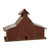 20.67" Rustic Wooden Birdhouse