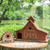 20.67" Rustic Wooden Birdhouse