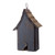 11.42" Modern Distressed Finish Wooden Birdhouse