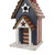 23.23" Modern Wooden Rustic Patriotic Birdhouse