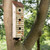 17.95" Distressed Finish Wooden Birdhouse