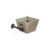 14" Brown and Gray Square Watering Can Planter