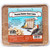 8.5" Brown Suet Peanut Butter Cake Bird Feeder 3 lbs: Nourish and Delight Feathered Friends!