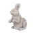 15" Rabbit Magnesium and Fiber Gray Colored Outdoor Planter