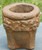 Set of 2 Rust Finished Outdoor Patio Garden Genoa Urn Planters 30"