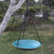 30" Jade Green Ceramic Porcelain Hanging Bird Bath with Chain