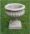 Set of 2 Taupe Finished Outdoor Garden Fluted Urn Planters 27" - Enhance Your Outdoor Space with Natural Elegance