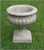 Set of 2 Saddle Stone Finished Outdoor Garden Fluted Urn Planters 27" - Enhance Your Outdoor Space with Timeless Elegance
