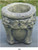 Set of 2 Teal Finished Outdoor Garden Fluted Urn Planters 27"