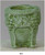 Set of 2 Moss Finished Outdoor Garden Fluted Urn Planters 27"