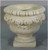 Set of 2 Marble Finished Outdoor Garden Urn Planters 25" - Timeless Beauty for Your Garden