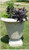 Set of 2 Antique Stone Outdoor Patio Garden Urns 30" - Classic Style for Your Outdoor Space