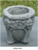 Set of 2 Antique Stone Outdoor Patio Garden Urns 30"