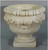 Set of 2 Ash Finished Decorative Outdoor Garden Urn Planters 25" - Enhance Your Landscape