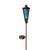 38.5" Blue and Brown LED Pre-Lit Flame Torch with Garden Stake