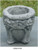 Set of 2 Antique Stone Finished Outdoor Garden Urn Planters 25"