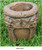 Set of 2 Saddle Stone Finished Outdoor Decorative Urn Planters 37"