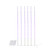 LED Branch Christmas Light Stakes - Purple Lights - 8.5' White Wire - Set of 6