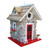 9.5" Red and Brown Haven Cottage Outdoor Garden Birdhouse