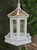 11" Ornate Tropical Inspired Pavilion Outdoor Garden Bird Feeder