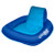 39" Blue Inflatable Spring Float SunSeat Swimming Pool Lounge Seat with Built-In Cup Holder