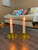 Set of 2 Gold Flower Taper Candle Holder 4"