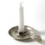 5" Silver Rustic Dish Candle Holder