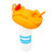13-Inch Yellow Lounging Duck Chemical Dispenser for Clean Swimming Pools