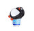 13-Inch Blue & White Cool Penguin Swimming Pool Chemical Dispenser - Simplify Pool Maintenance