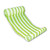 Relax in Style with Inflatable Green & White Stripped Pool Lounger - 51.75-Inch