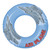 Airplane Themed Inflatable Pool Ring Float for Kids, Blue and Gray, 30-Inch Diameter