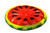 61.5" Inflatable Red & Green Watermelon Fruit Slice Pool Lounger w/ PVC Patch Kit - Fun for All Ages