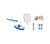 18" Blue & White 6-Piece Pool Maintenance Kit: All-in-One Solution for Spa Cleaning