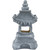 13" Solar Powered LED Lighted Pagoda Outdoor Garden Statue: Rustic Charm and Eco-Friendly Illumination
