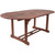 Oval Outdoor Acacia Wood Folding Patio Dining Table