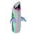 Inflatable Dancing Dolphin Poolside Bop Bag - 36"