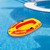 Inflatable Tropicana Single Boat - 72" - Red and Yellow