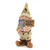 11.25" Beige and Blue Support Our Troops Gnome Outdoor Garden Statue