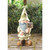 Gnome "Support Our Troops" Outdoor Garden Statue - 11.25" - Beige and Brown