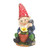 Gardening Gnome Solar Lighted Outdoor Statue - 7.25" - Blue and Green