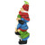 16" Tower Of Gnomes Hand Painted Outdoor Garden Statue