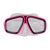 6.25" Pink and Clear Laguna Recreational Swim Mask With Adjustable Strap