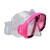 6.25" Pink and Clear Laguna Recreational Swim Mask With Adjustable Strap