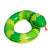 Get Wrapped Up in Summer Fun with the 28" Green and Yellow Snake Swimming Pool Inner Tube Float