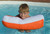 Relax and Unwind in Style with a 24" Bright Orange Mini Size Float Assistant Swimming Pool Pillow