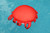 30" Sandy Seaside Rider Stuffed Floating Crab Swimming Pool Pillow